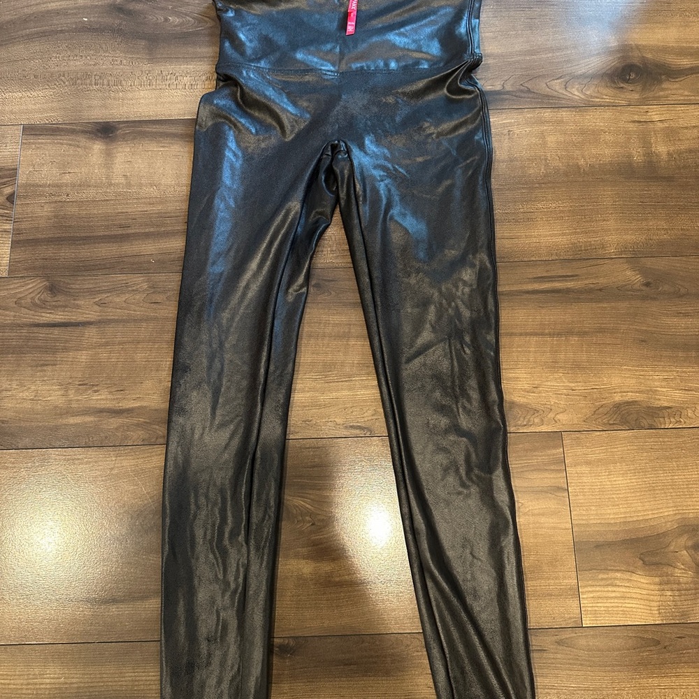 Spanx faux leather Leggings